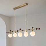LED Chandeliers Modern Linear Globe Pendant Light For Dining Room - Image 17