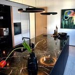 LED Chandeliers Modern Round Ring Ceiling Light Metal - Image 19