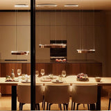 LED Chandeliers Modern Round Ring Ceiling Light Metal - Image 5