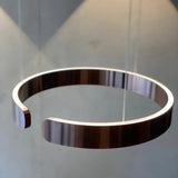 LED Chandeliers Modern Round Ring Ceiling Light Metal - Image 9