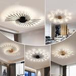 LED Chandeliers Modern Starburst Ceiling Light Finish - Image 16