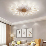 LED Chandeliers Modern Starburst Ceiling Light Finish - Image 17