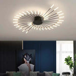LED Chandeliers Modern Starburst Ceiling Light Finish - Image 2