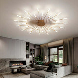 LED Chandeliers Modern Starburst Ceiling Light Finish - Image 20