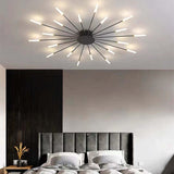 LED Chandeliers Modern Starburst Ceiling Light Finish - Image 8