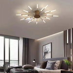 LED Chandeliers Modern Starburst Ceiling Light Finish - Image 9