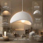 LED Chandeliers Modern Wabi Sabi Pendant Light Handmade Nordic Ceiling Lamp With G9 Bulb - Image 6