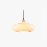LED Chandeliers Pendant Light Glass Wood Accent Modern Indoor Lighting - Image 1