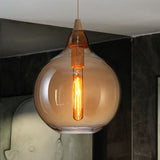 LED Chandeliers Pendant Light Glass Wood Accent Modern Indoor Lighting - Image 15