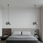 LED Chandeliers Pendant Light Modern Glass Adjustable Height Hand-Blown Ceiling Fixture - Image 12