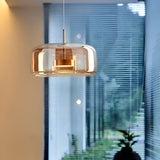 LED Chandeliers Pendant Light Modern Glass Adjustable Height Hand-Blown Ceiling Fixture - Image 16