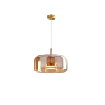 LED Chandeliers Pendant Light Modern Glass Adjustable Height Hand-Blown Ceiling Fixture - Image 2