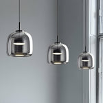 LED Chandeliers Pendant Light Modern Glass Adjustable Height Hand-Blown Ceiling Fixture - Image 23