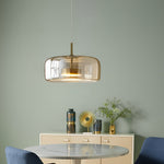 LED Chandeliers Pendant Light Modern Glass Adjustable Height Hand-Blown Ceiling Fixture - Image 24