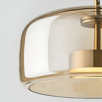 LED Chandeliers Pendant Light Modern Glass Adjustable Height Hand-Blown Ceiling Fixture - Image 27