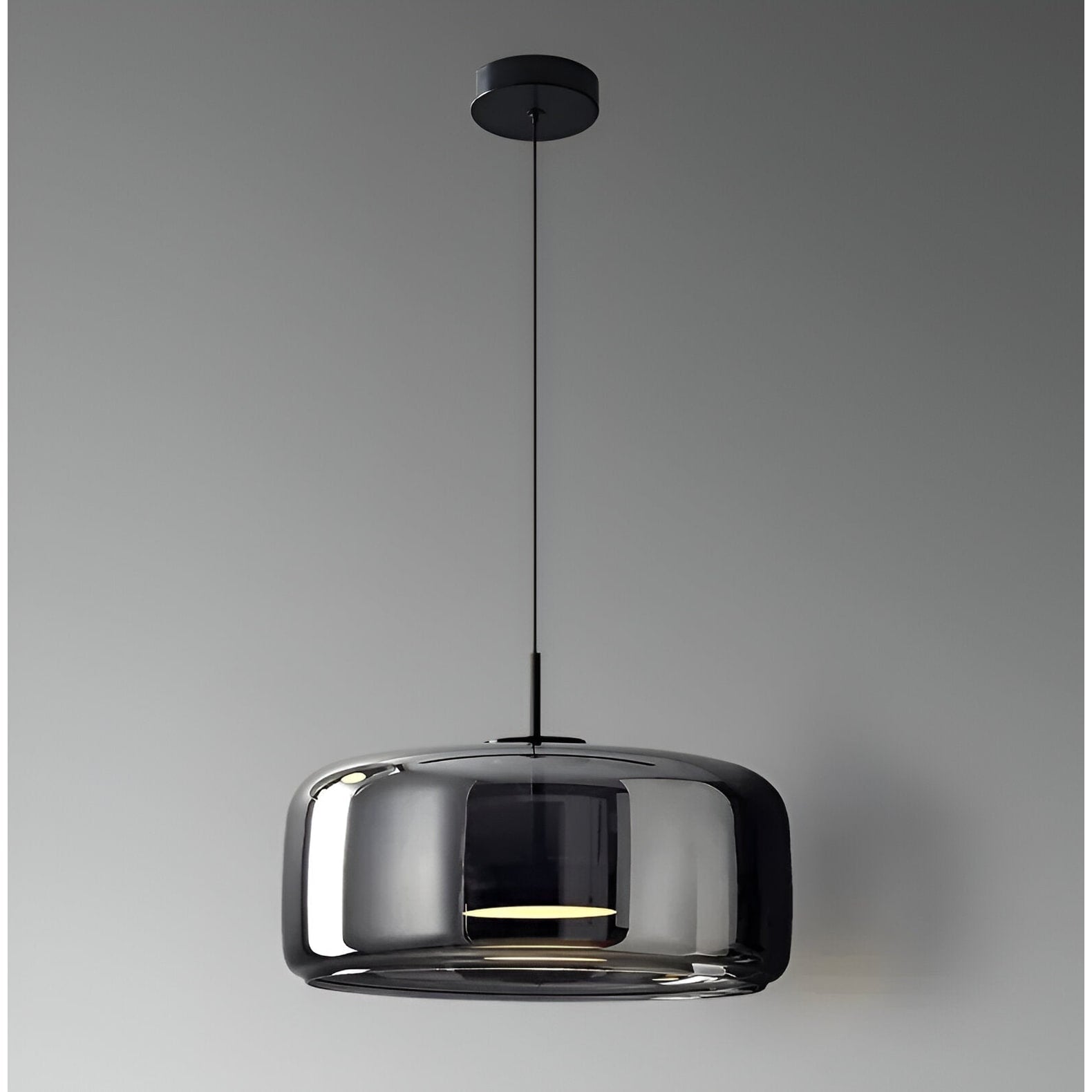 LED Chandeliers Pendant Light Modern Glass Adjustable Height Hand-Blown Ceiling Fixture - Image 6