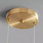 LED Chandeliers Pendant Light Modern Glass Adjustable Height Hand-Blown Ceiling Fixture - Image 29
