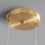 LED Chandeliers Pendant Light Modern Glass Adjustable Height Hand-Blown Ceiling Fixture - Image 29