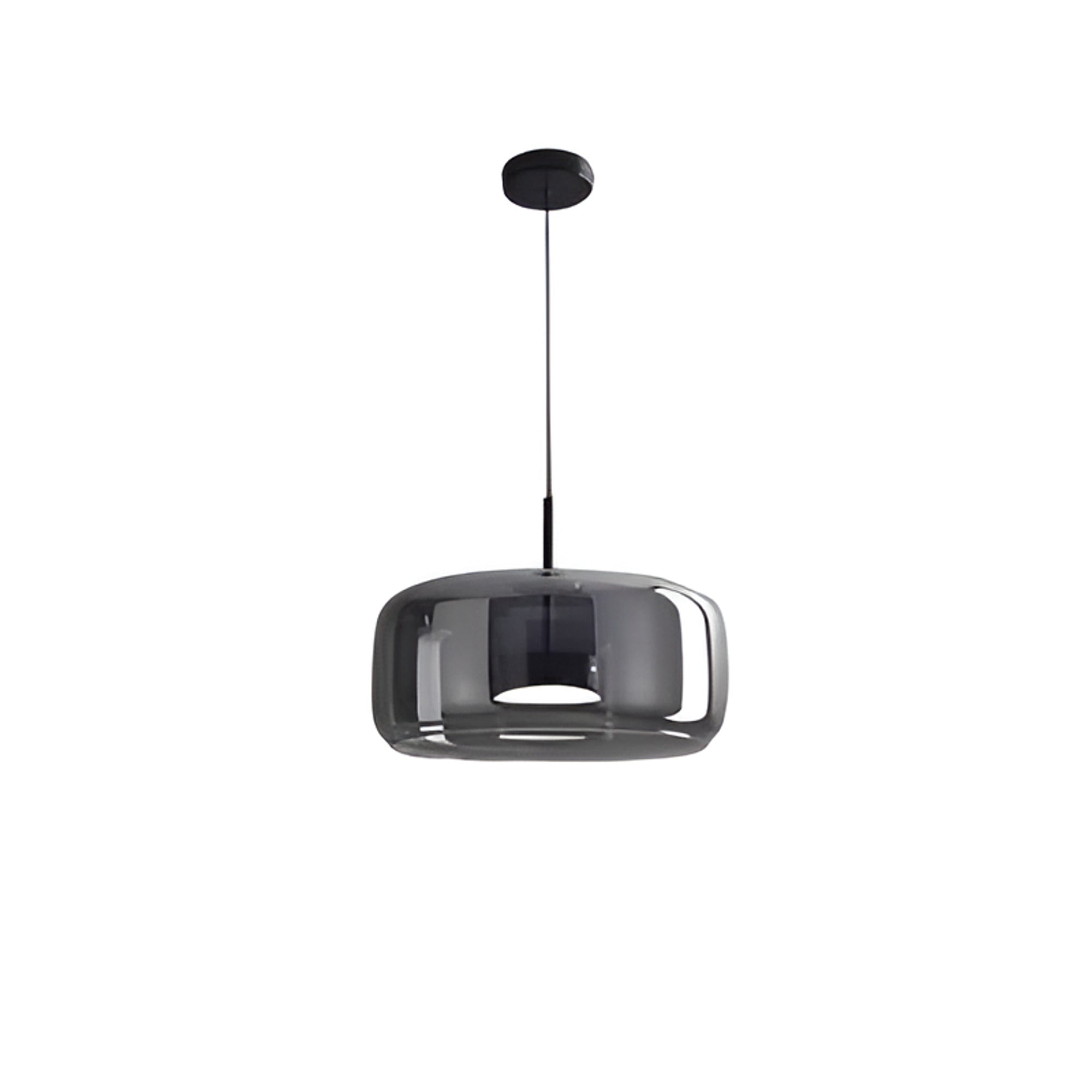 LED Chandeliers Pendant Light Modern Glass Adjustable Height Hand-Blown Ceiling Fixture - Image 34