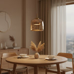 LED Chandeliers Pendant Light Modern Glass Adjustable Height Hand-Blown Ceiling Fixture - Image 32