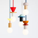 LED Chandeliers Pendant Light Nordic Wooden Design Warm White Lighting For Bedroom - Image 2