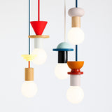 LED Chandeliers Pendant Light Nordic Wooden Design Warm White Lighting For Bedroom - Image 2