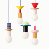 LED Chandeliers Pendant Light Nordic Wooden Design Warm White Lighting For Bedroom - Image 5