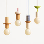 LED Chandeliers Pendant Light Nordic Wooden Design Warm White Lighting For Bedroom - Image 15