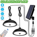 LED Chandeliers Solar Pendant Light Hanging Outdoor Powered For Garden - Image 6