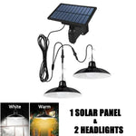LED Chandeliers Solar Pendant Light Hanging Outdoor Powered For Garden - Image 11