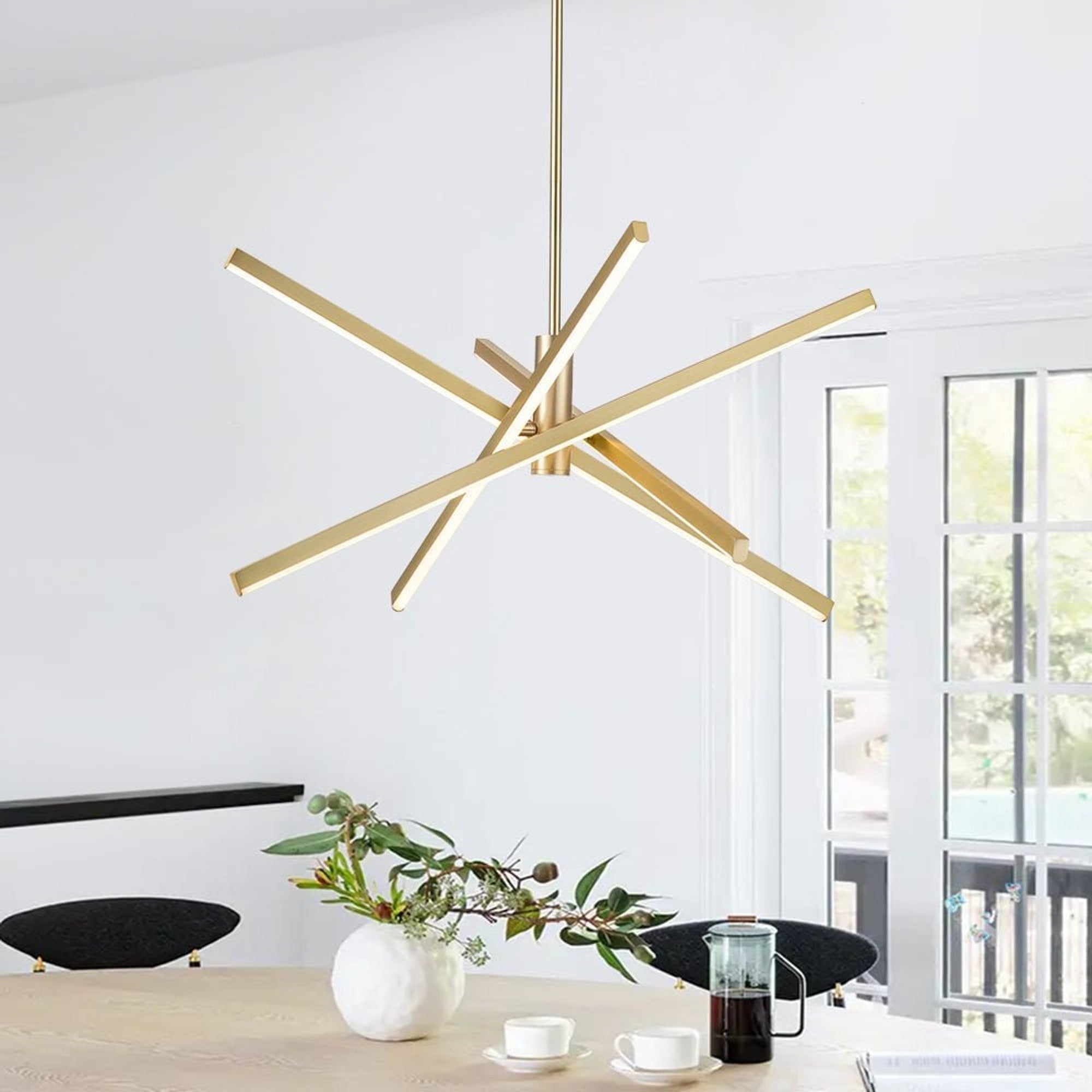 LED Chandeliers Sputnik Modern Chandelier Rotatable Arms - Image 1