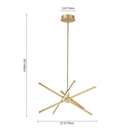 LED Chandeliers Sputnik Modern Chandelier Rotatable Arms - Image 14
