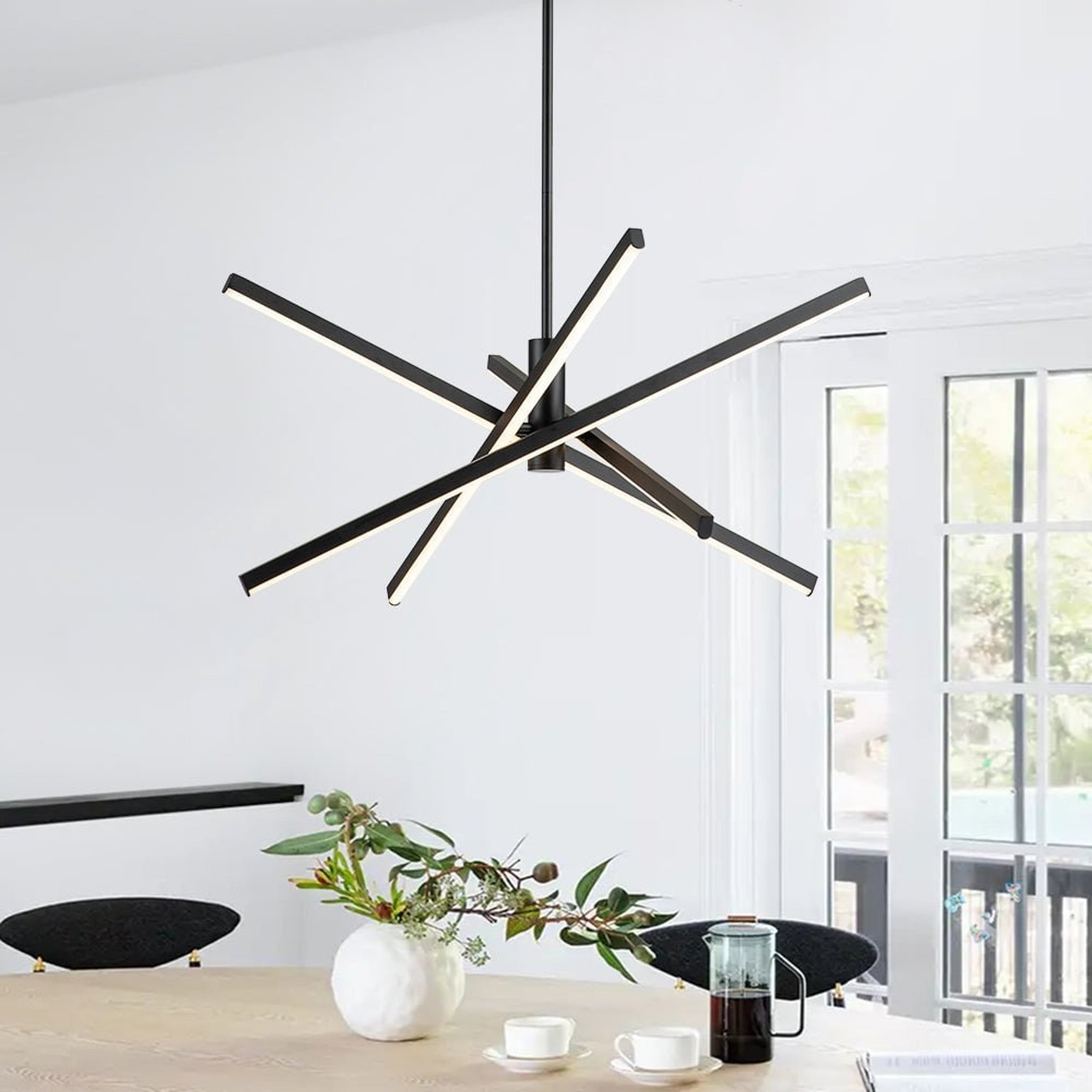 LED Chandeliers Sputnik Modern Chandelier Rotatable Arms - Image 2