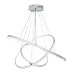 LED Chandeliers Three Ring Modern Ceiling Contemporary White - Image 6