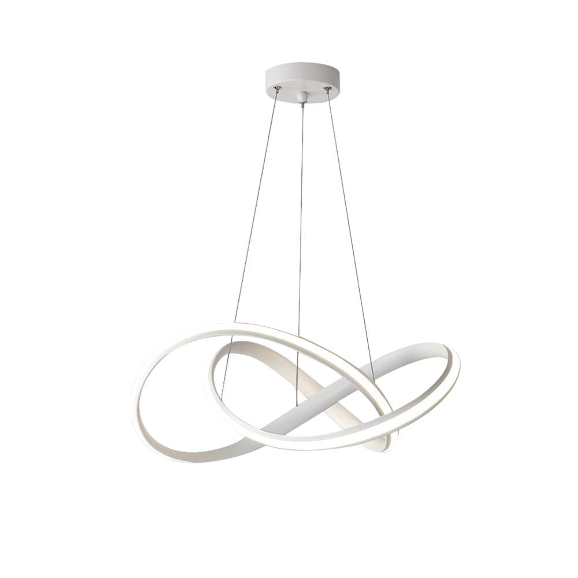 LED Chandeliers Twisted Ribbon Modern Metal Chandelier - Image 4