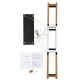 LED Chandeliers Wooden Linear Ceiling Light Modern Pendant Lighting For Kitchen Island - Image 14
