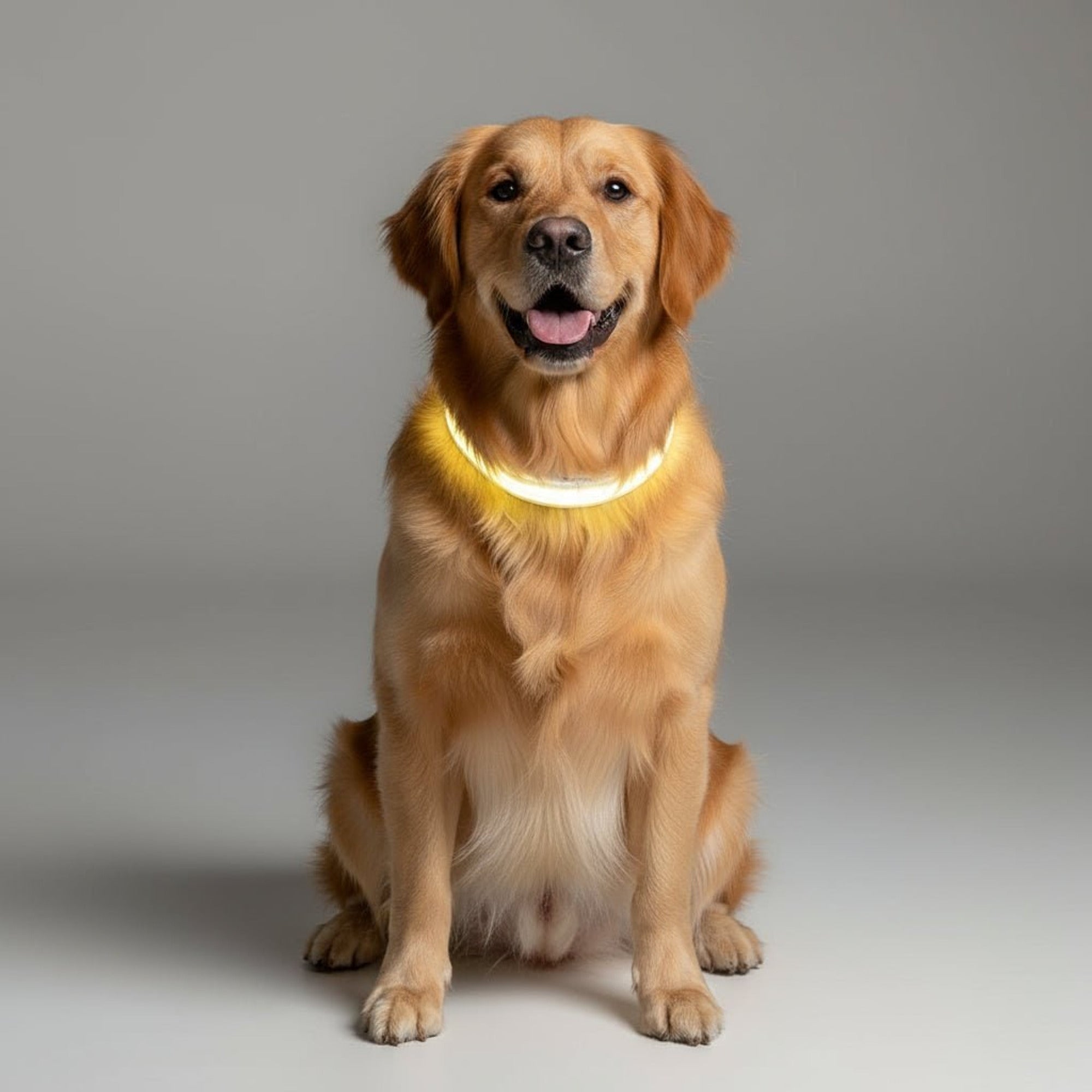 LED Dog Leash With USB Rechargeable Battery And Reflective Stitching - Image 3