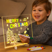 LED Drawing Board For Kids Illuminated Creative Writing Tablet With Reusable Surface - Image 1