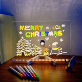 LED Drawing Board For Kids Illuminated Creative Writing Tablet With Reusable Surface - Image 3