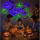 LED Halloween Wall Stickers Glow In The Dark Halloween Decorations For Indoor Outdoor Haunted House Party Decor With Lighted 3D Design - Image 8