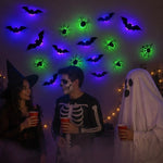 LED Halloween Wall Stickers Glow In The Dark Halloween Decorations For Indoor Outdoor Haunted House Party Decor With Lighted 3D Design - Image 9