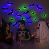 LED Halloween Wall Stickers Glow In The Dark Halloween Decorations For Indoor Outdoor Haunted House Party Decor With Lighted 3D Design - Image 9