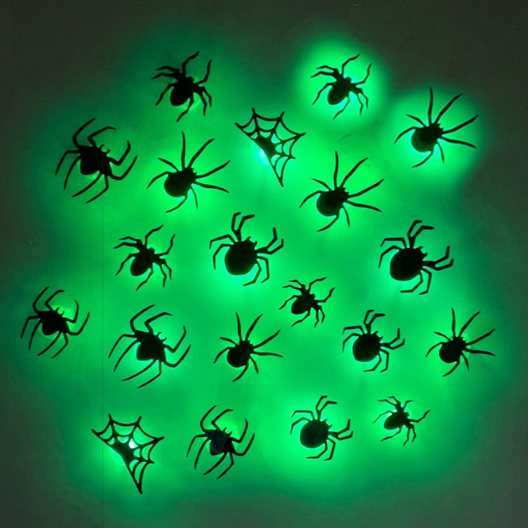 LED Halloween Wall Stickers Glow In The Dark Halloween Decorations For Indoor Outdoor Haunted House Party Decor With Lighted 3D Design - Image 2
