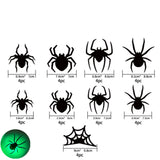 LED Halloween Wall Stickers Glow In The Dark Halloween Decorations For Indoor Outdoor Haunted House Party Decor With Lighted 3D Design - Image 6