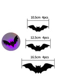 LED Halloween Wall Stickers Glow In The Dark Halloween Decorations For Indoor Outdoor Haunted House Party Decor With Lighted 3D Design - Image 3