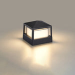 LED Outdoor Black Cylindrical Glass Ground-mounted Fixture - Image 15
