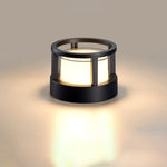 LED Outdoor Black Cylindrical Glass Ground-mounted Fixture - Image 14