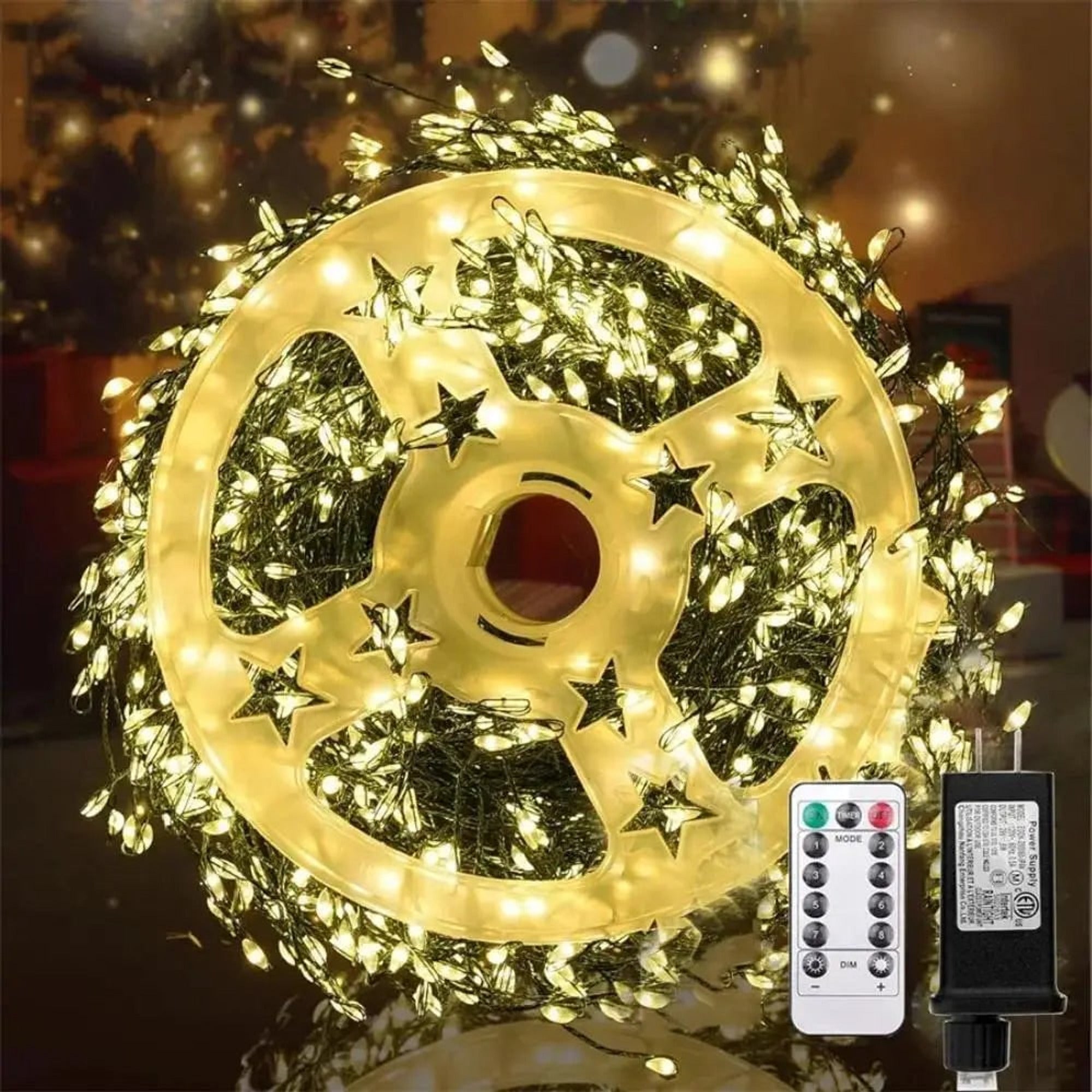 LED String Lights Outdoor Indoor Remote Dimmable Warm White Waterproof - Image 7