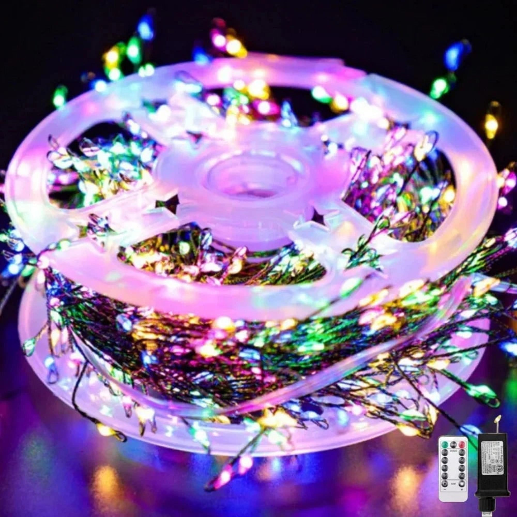 LED String Lights Outdoor Indoor Remote Dimmable Warm White Waterproof - Image 9