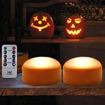 LED Tea Lights Halloween Battery Operated Flameless Candles With Remote - Image 4